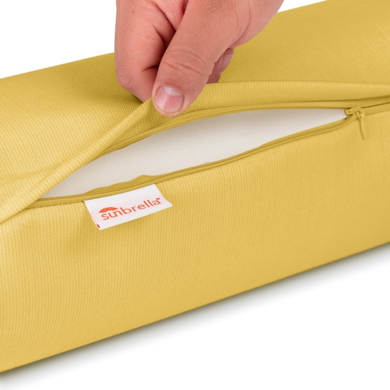 Austin Horn Classics Sunbrella Zippered Neck Roll Bolster (set of 2)