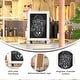 preview thumbnail 66 of 99, Freestanding Tabletop or Wall Mount Magnetic Chalkboard