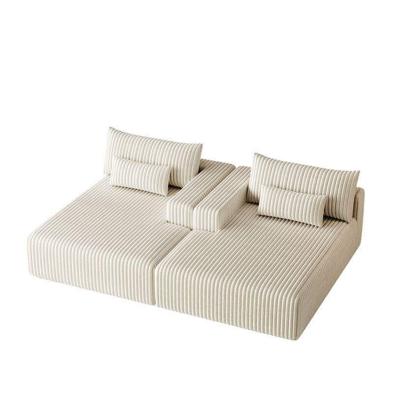 Luxury Sleeper Sofa Bed with Soft Cushion - Ultimate Comfort for Your Home