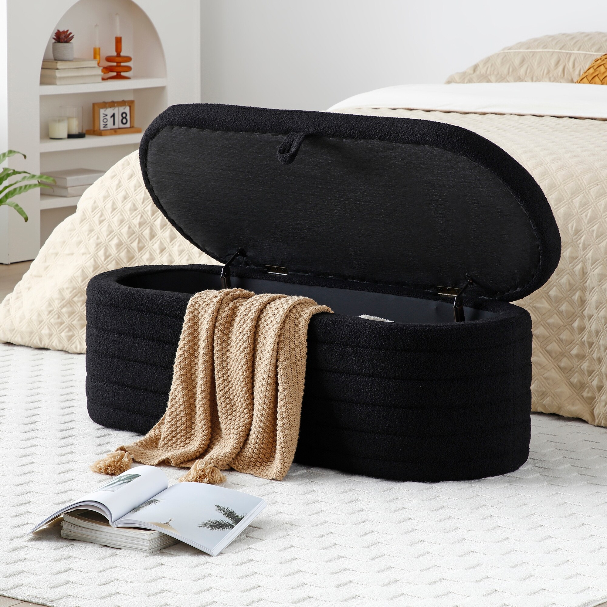 Black cubby bench online
