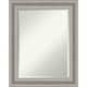 The Gray Barn Parlor Silver Bathroom Vanity Wall Mirror - Medium Large (24 x 30-inch)