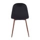 preview thumbnail 15 of 81, Pebble Mid-Century Modern Upholstered Accent / Dining Chair (Set of 2)