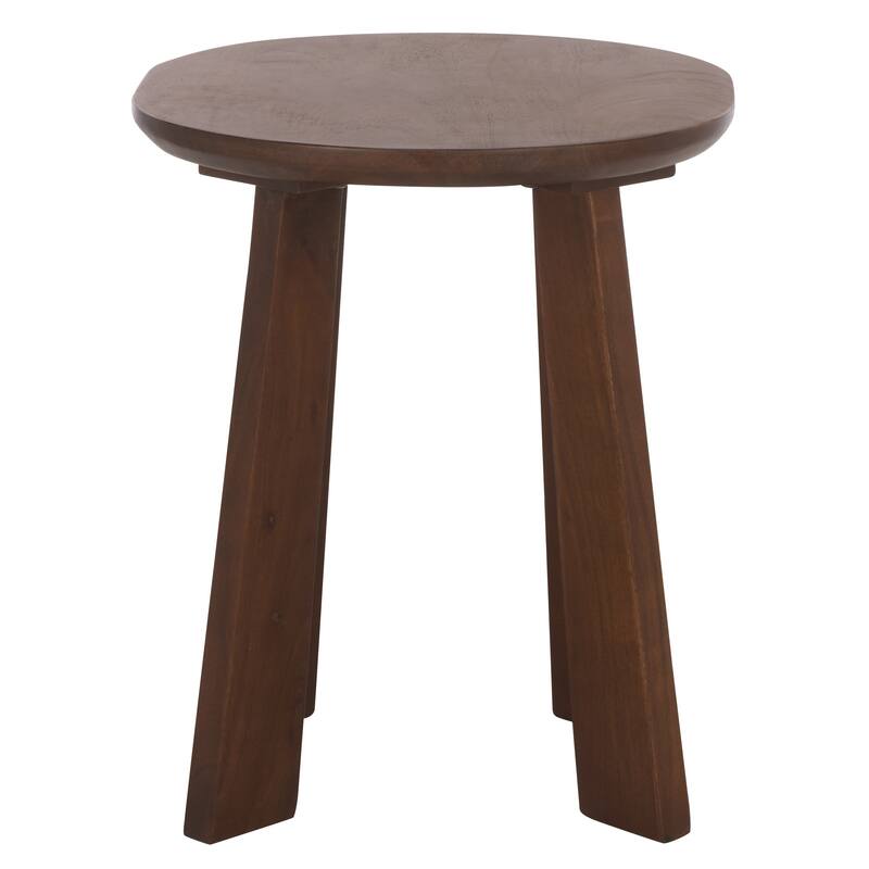 SAFAVIEH Home Zoro Round Stool - 18"W x 15"D x 18"H