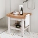 preview thumbnail 3 of 62, Acrylic Waterproof Shower Bench with Storage Shelf, Bathroom Stool & Organizer