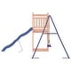 preview thumbnail 5 of 18, vidaXL Swing Set Outdoor Backyard Wooden Playground Equipment for Kids Age 3-8