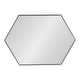 preview thumbnail 38 of 54, Kate and Laurel McNeer Glam Hexagon Framed Wall Mirror