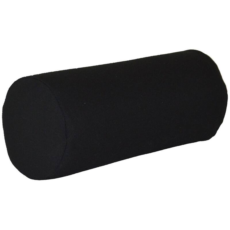 Bolster Pillow - 7" x 18" - Black