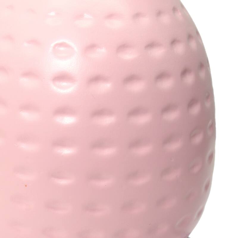 Ceramic Table Lamp with Fabric Shade for Small Spaces - 6 x 6 x 13 in. (L x W x H)