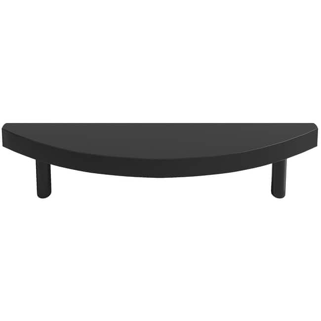 Hapny Home HM550 Half Moon 4" Center to Center Modern Designer Solid