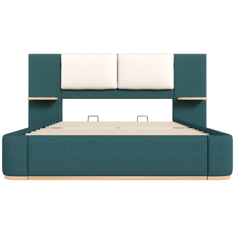 Christopher Knight Home-Marcellus Upholstered Platform Bed with Panel