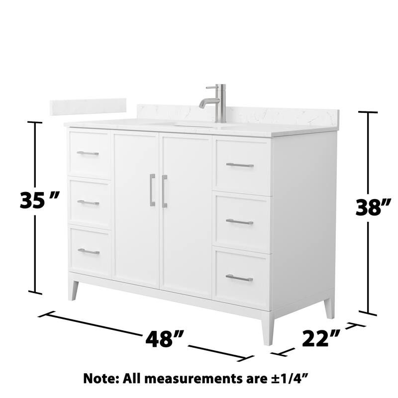 Wyndham Collection WCH717148S-VCA-UNSMXX Elan 48" Free Standing Single