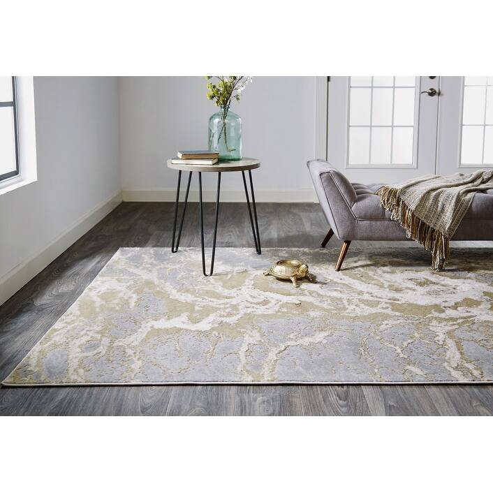 Soqu Abstract Area Rug By HomeRoots - 9' x 12'