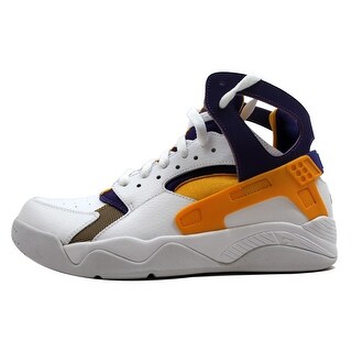 purple and gold huaraches
