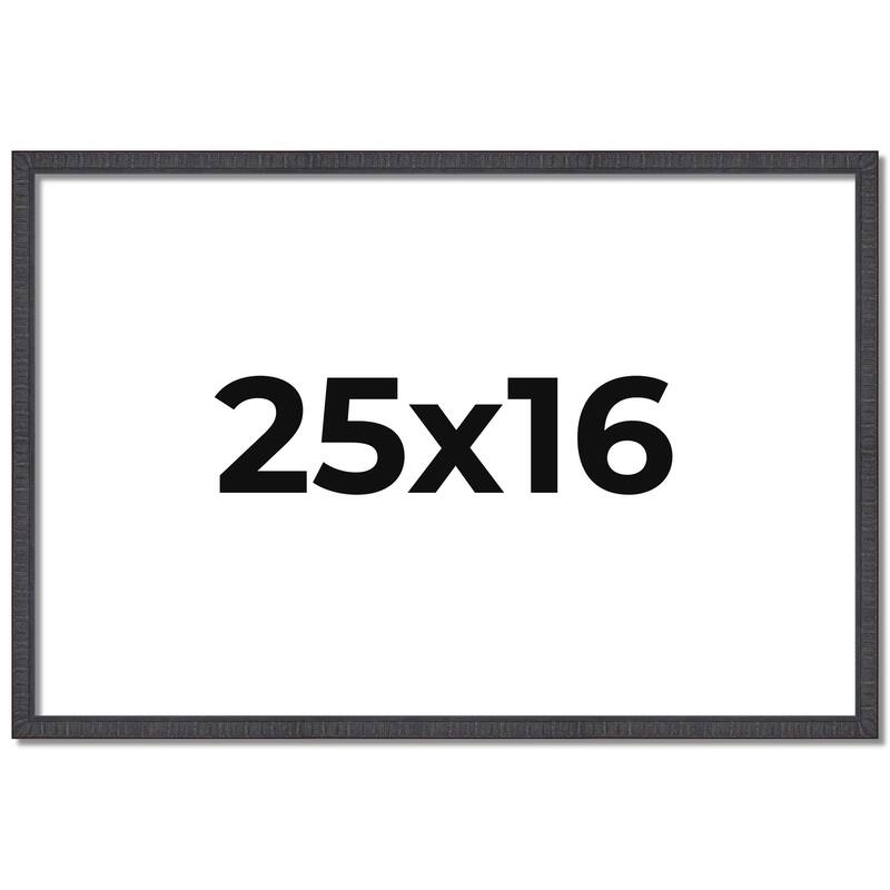25x16 Frame Brown Solid Wood Picture Frame - Complete Modern Photo