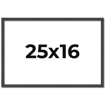 25x16 Frame Brown Solid Wood Picture Frame - Complete Modern Photo