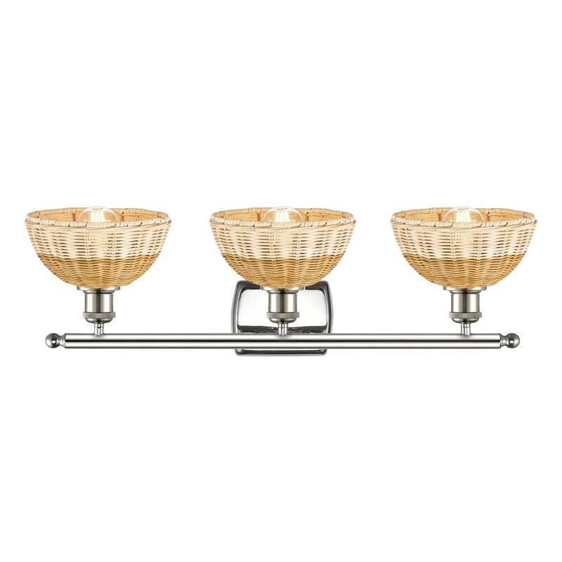 Innovations Lighting Endless Possibilities Ballston - Bristol Natural II - 3 Light 28" Bath Vanity Light