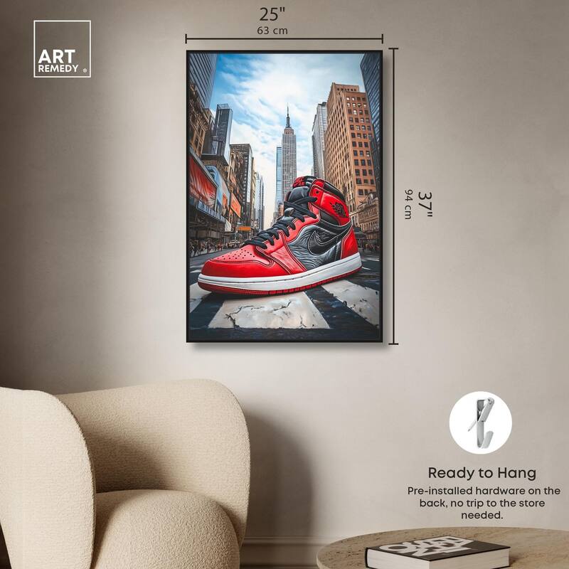 Sneaker of New York Canvas by Art Remedy