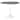 LeisureMod Verve 48" Round Bar Dining Table with Stone TableTop and White Steel Base for Kitchen & Dining Room