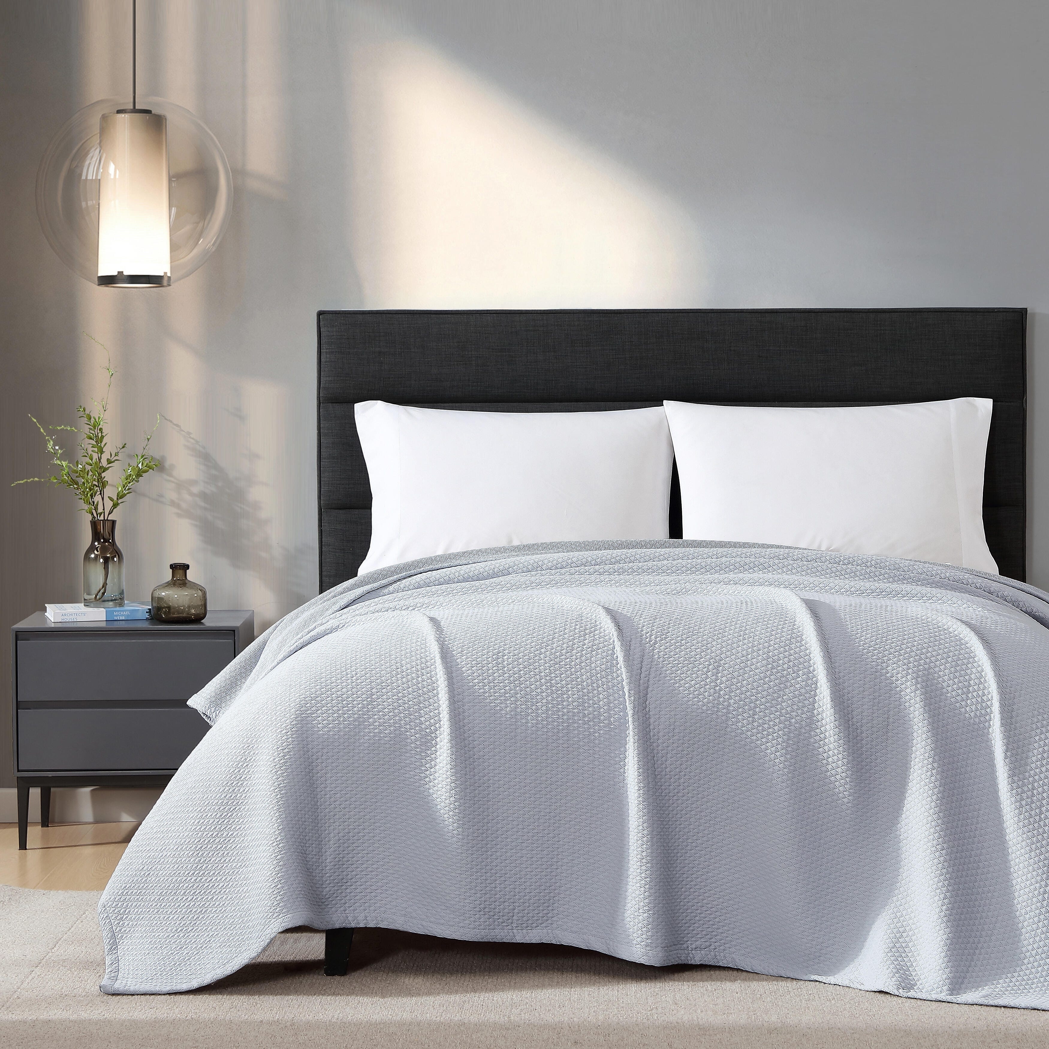 Vera Wang Matelesse Cotton Reversible Blanket