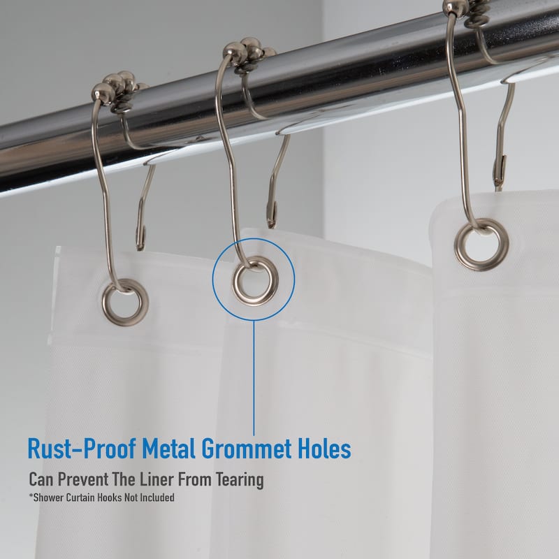Bath Bliss 2 Pack Splash Guard Shower Liner