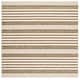 preview thumbnail 49 of 129, SAFAVIEH Courtyard Charmaine Indoor/ Outdoor Waterproof Area Rug 4' x 4' Square - Brown/Bone