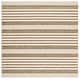 preview thumbnail 66 of 193, SAFAVIEH Courtyard Charmaine Indoor/ Outdoor Waterproof Area Rug 4' Square - Brown/Bone