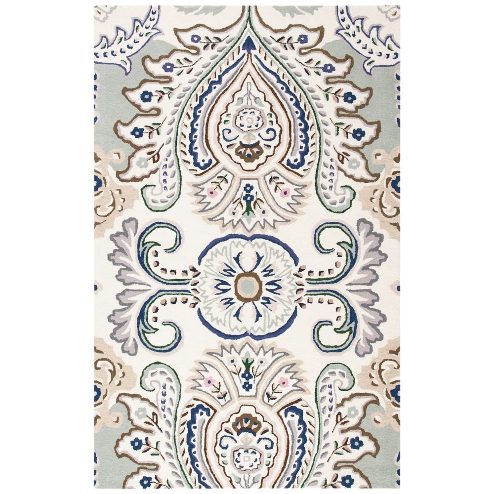 SAFAVIEH Handmade Bella Manjulata Floral Wool Rug