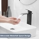 preview thumbnail 28 of 30, Vessel Sink Faucet Matte Black and Gold Single Hole Bathroom Faucet