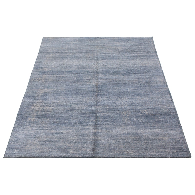 ECARPETGALLERY Hand-knotted Loreto Blue Silk Rug - 9'9 x 14'10