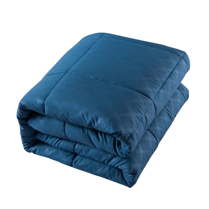 10-piece Solid Color Microfiber Comforter and Sheets Set