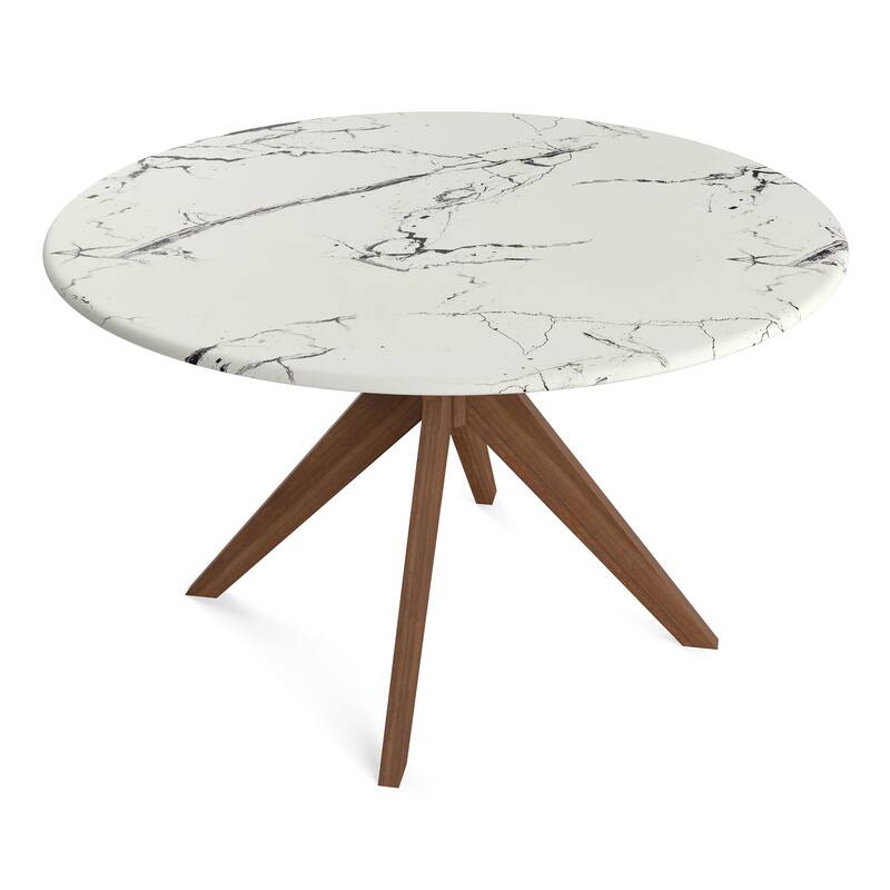 Elysian - 50" Round Faux Marble Dining Table