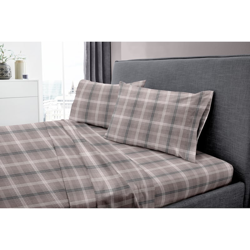 Dormisette Luxury German Flannel 6-Ounce Cotton Bed Sheet Set