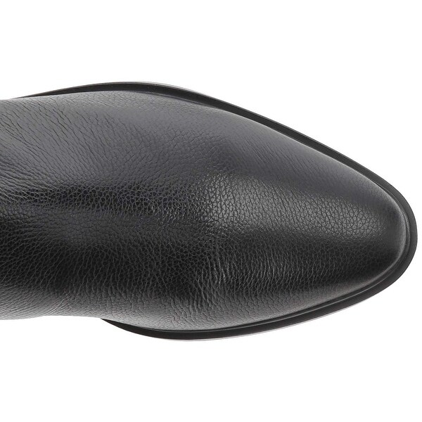 calvin klein francine leather tall boots