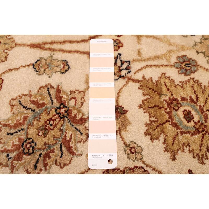 ECARPETGALLERY Hand-knotted Jamshidpour Cream Wool Rug - 6'0 x 8'9