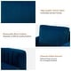 preview thumbnail 43 of 43, Ganymedes Modern Velvet Accent Arm Chair with Golden Legs by HULALA HOME