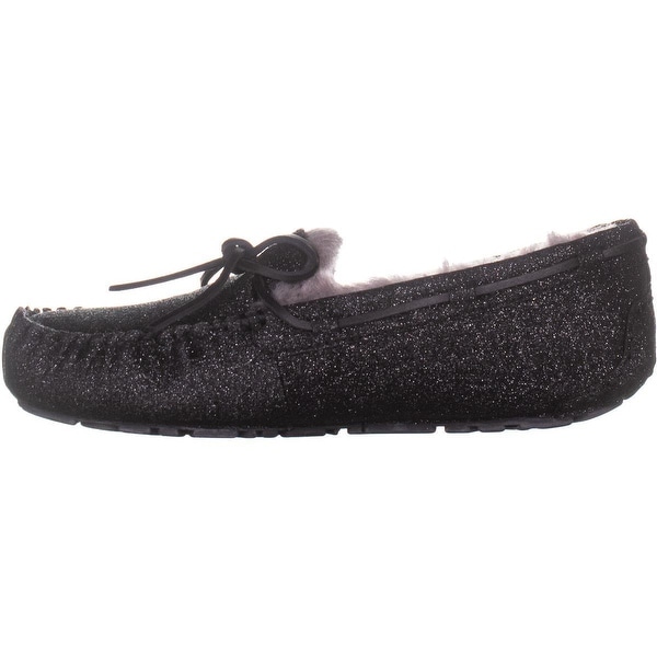 black sparkle ugg slippers