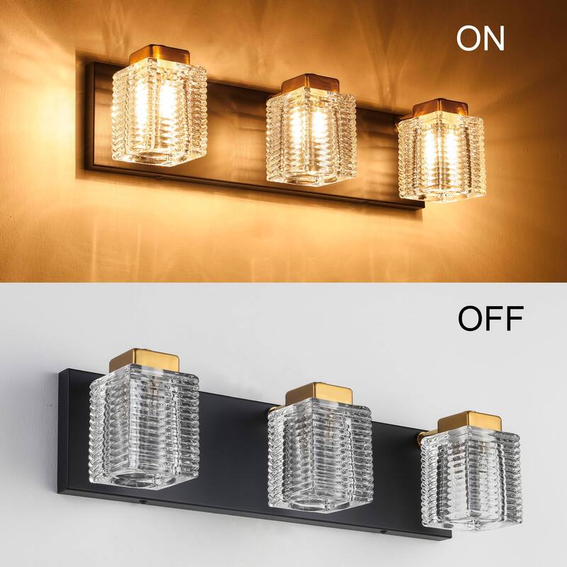 Bathroom Vanity Lighting Black Finished Wall Sconce