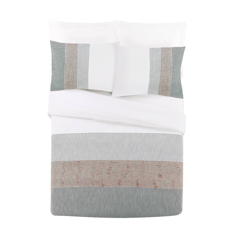 Laurel & Mayfair 3 Piece Holden Duvet Cover and Pillow Sham Set