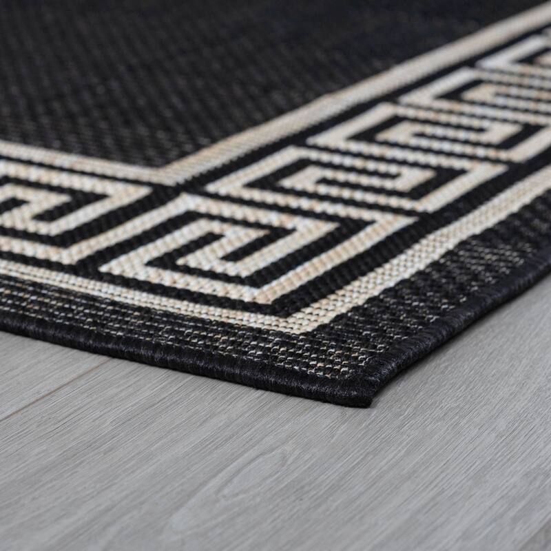 Exo Coastal Border Indoor/Outdoor Area Rug