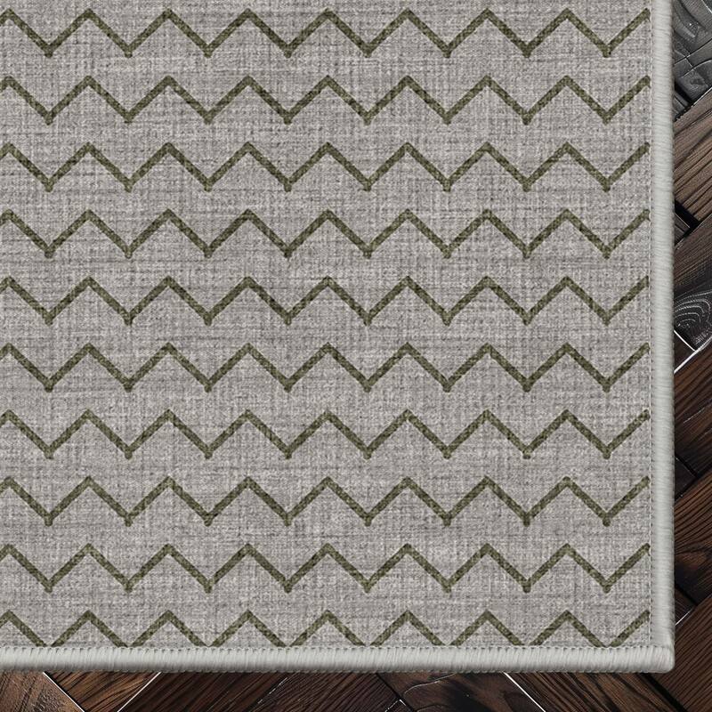 Well Woven Apollo Elemental Mesa Modern Flat Pile Stain Resistant Rug