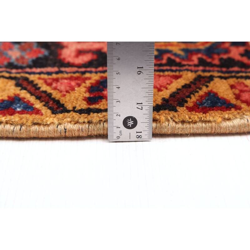 ECARPETGALLERY Hand-knotted Sarabi Dark Red Wool Rug - 9'8 x 13'0