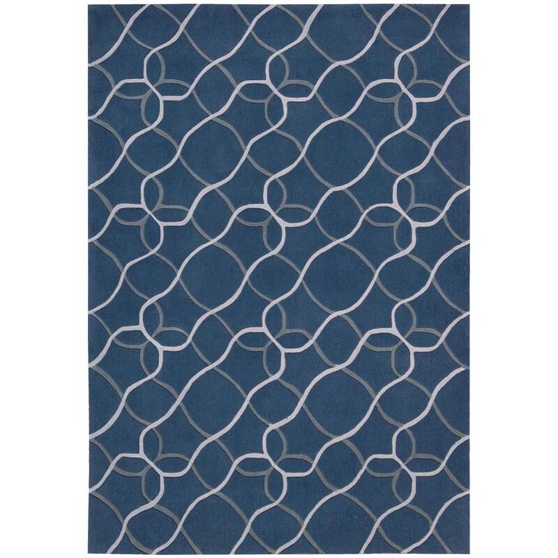 Buwe Abstract Modern Stain Resistant Area Rug By HomeRoots