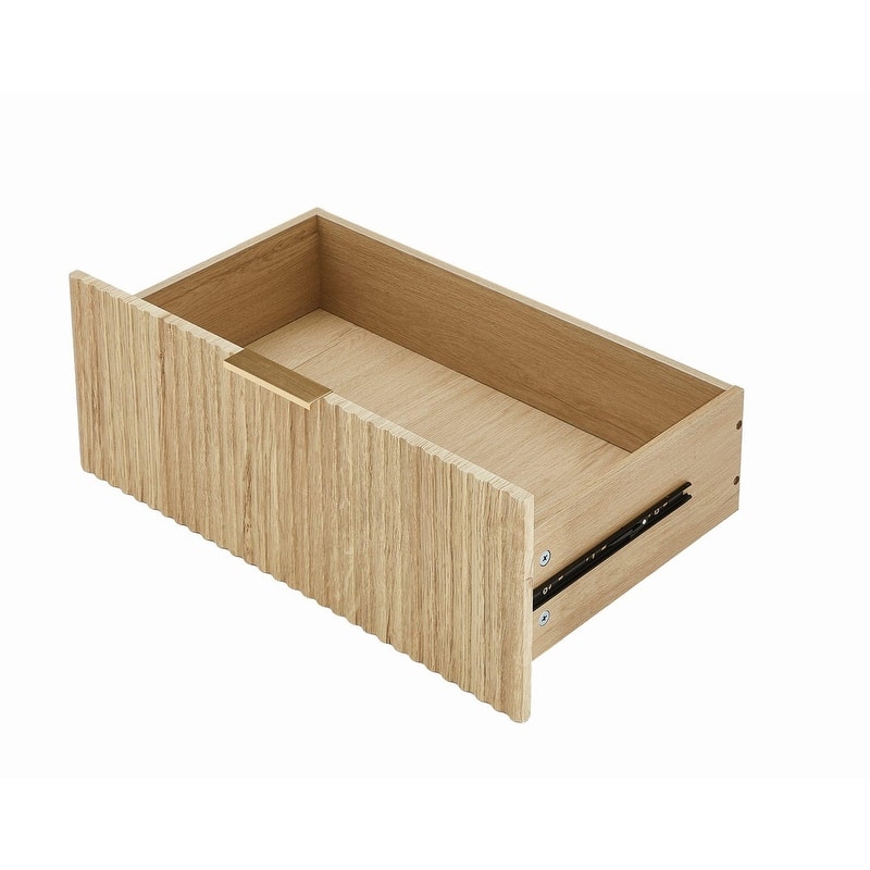 Modern 6 Drawers Dresser with Curved Design and Ample Storage for Bedroom or Living Room Organization