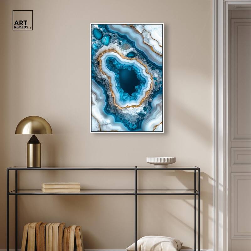 Gilded Geode Eye I Canvas by Art Remedy