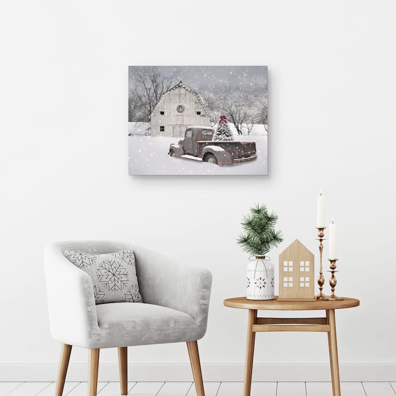 Whisper of Christmas by Lori Deiter Canvas Art Print