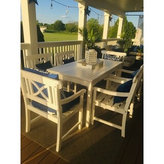 Havenside Home Surfside 7-piece Table and Arm Chair Outdoor Patio Dining Set