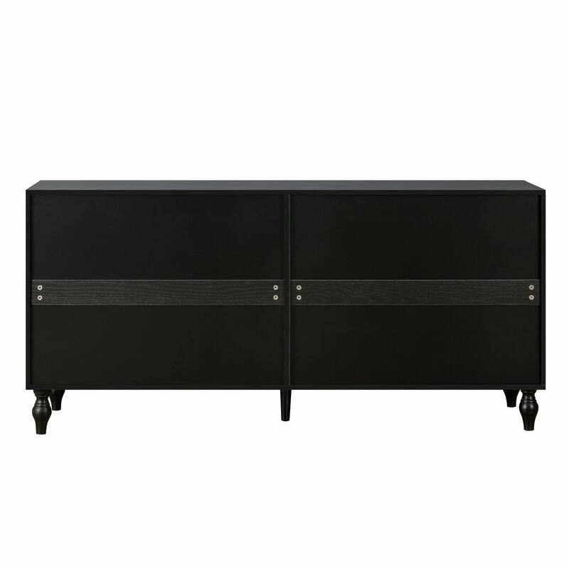 Vintage Large Cabinet with Faceted Carved and Spliced Doors