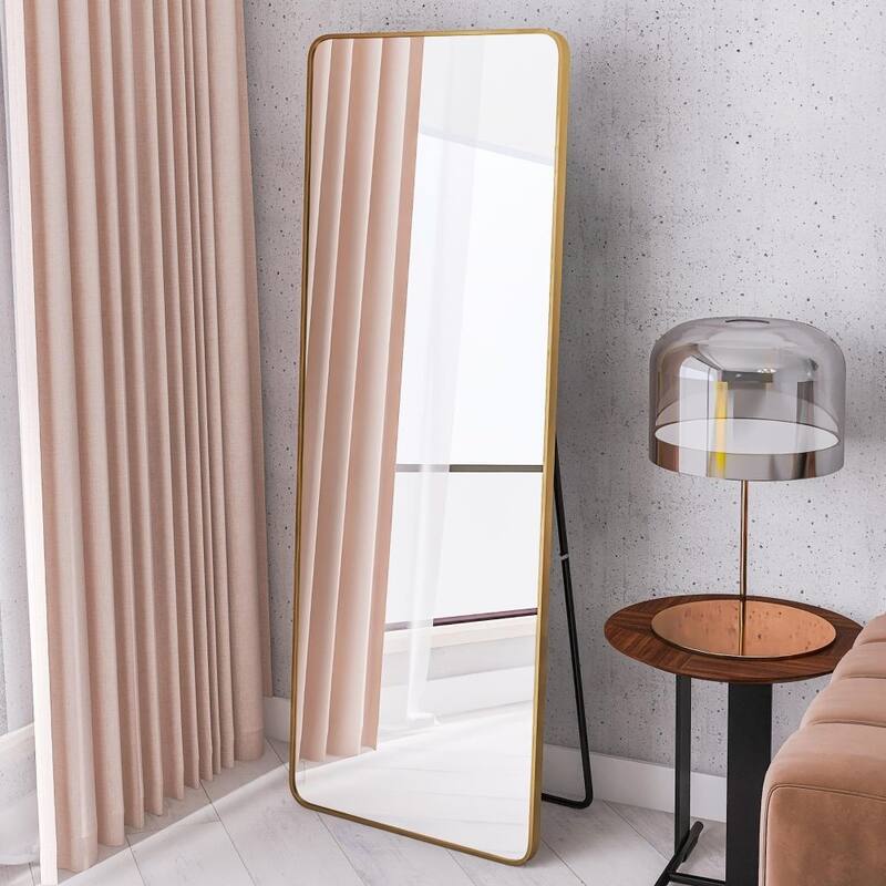 65 x 22in Full Length Dressing Mirror with Frame Standing or Hanging