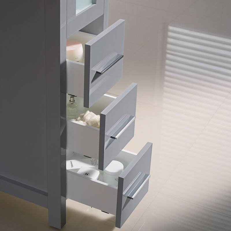 Fresca Torino 68-1/8" Plywood Free Standing Bathroom Linen Tower