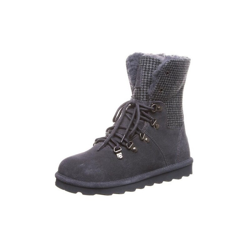 Shop Bearpaw Casual Boots Womens Maria 8 Shaft Lace Up Cow Suede